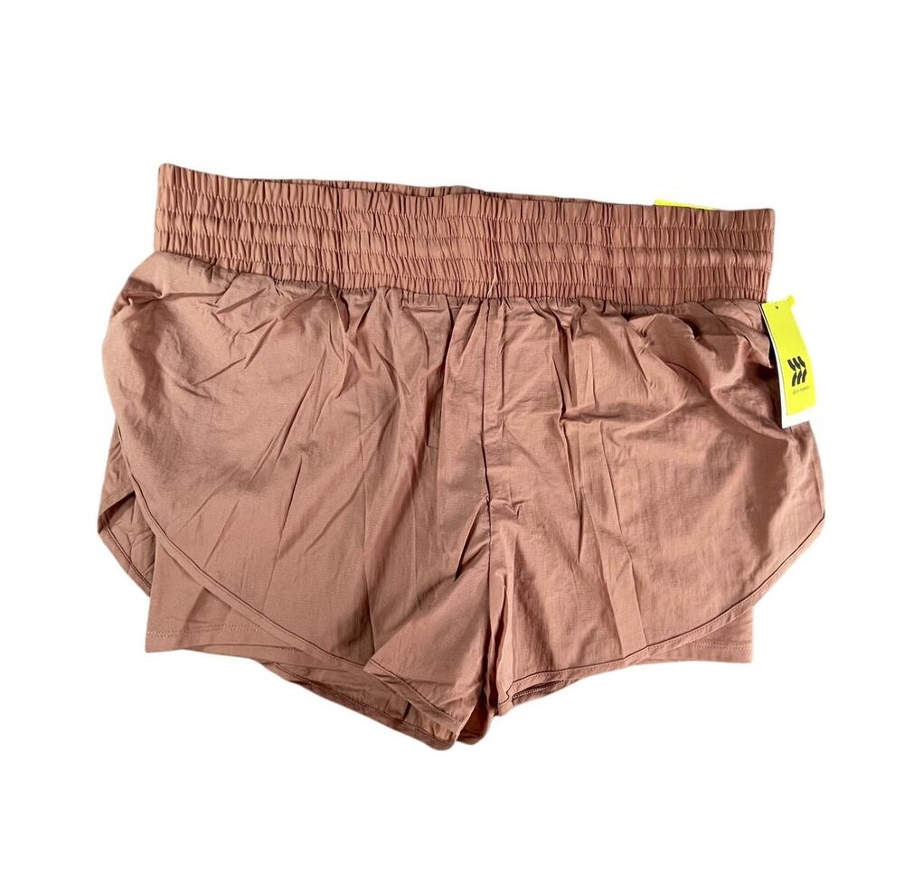 All In Motion Shorts Womens XL Pink Pockets Running Stretch Athletic Flowy NWT